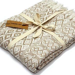 LIVINPARADISE 100% COTTON THROW AND BLANKET